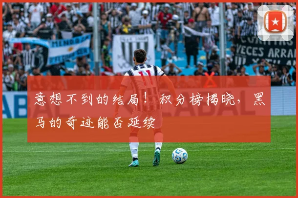 意想不到的结局!积分榜揭晓,黑马的奇迹能否延续